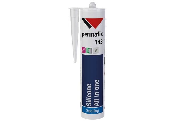 Une cartouche de mastic silicone Permafix 143