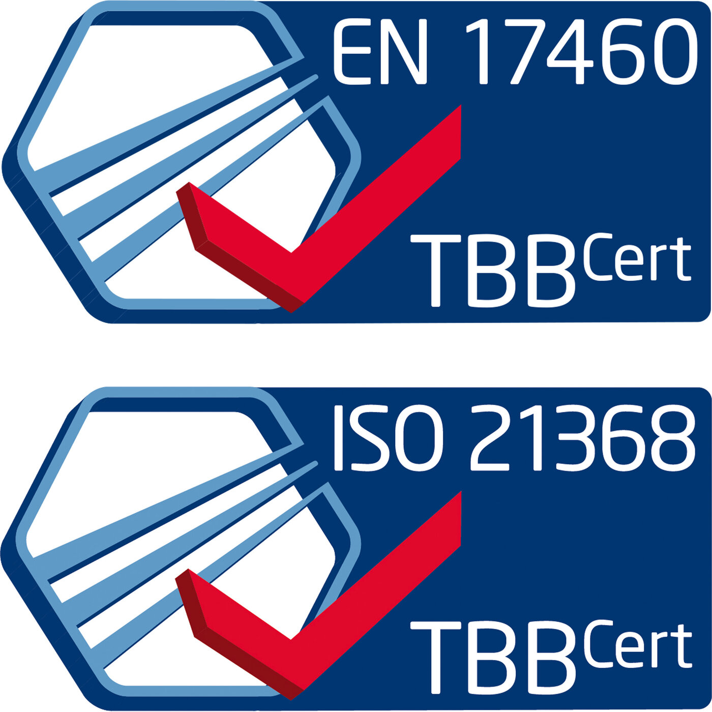 Logos Normen DIN2304 und EN17460