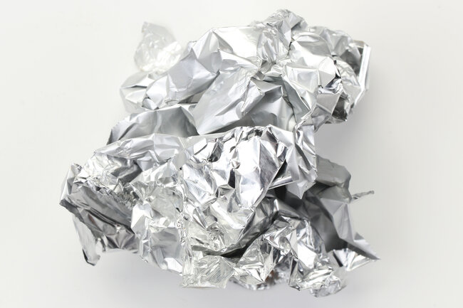 Papier aluminium froissé pour le chocolat 