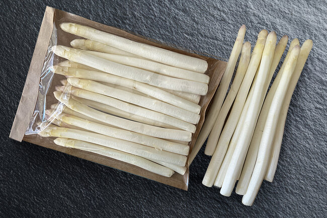 Asperges pelées dans un sac nature Fresh Bag ECOplus