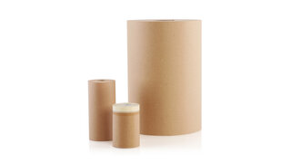 Drei Rollen braunes Permafix Abdeckpapier