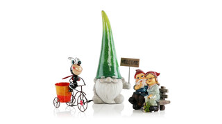 Décoration de jardin - Figurine en métal, figurine de jardin et nain de jardin