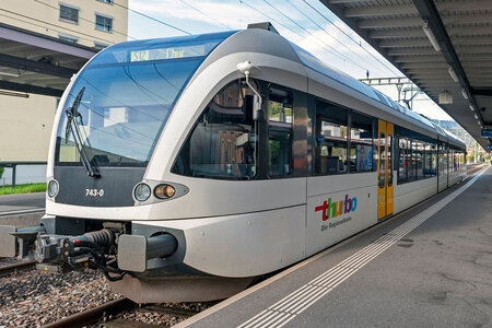 Composition d'un train dans une gare