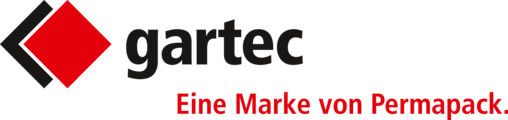 Gartec-Logo avec Claim "Eine Marke von Permapack"